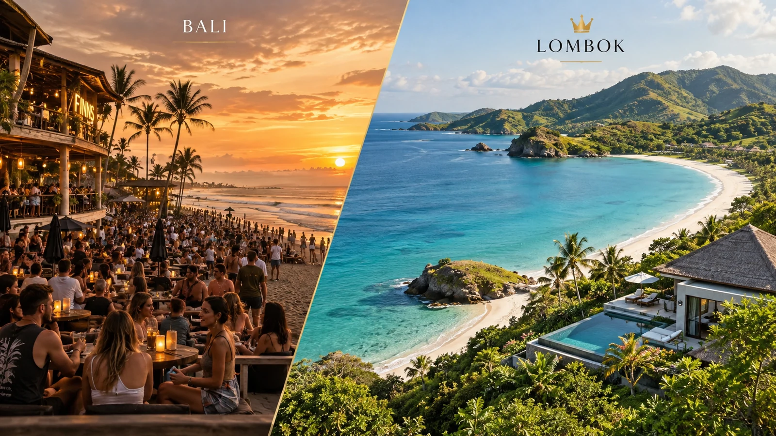 Bali vs Lombok: dónde invertir en villas turísticas si buscas crecimiento, rentabilidad y control