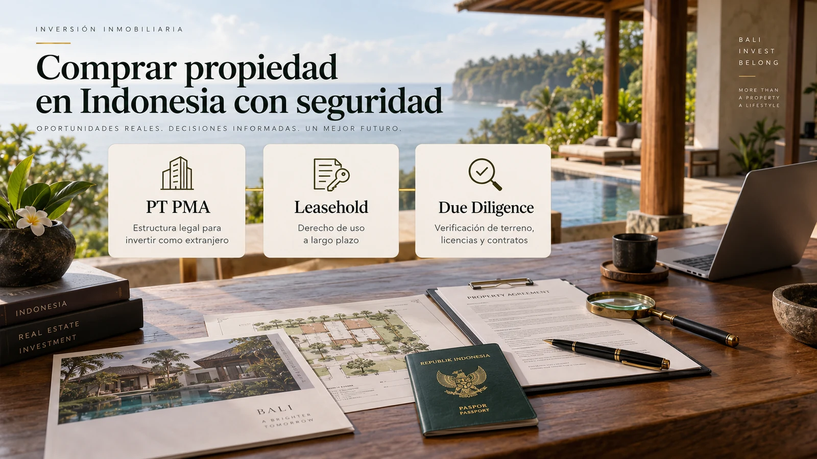 Buying property in Indonesia safely: PT PMA, leasehold and due diligence before signing
