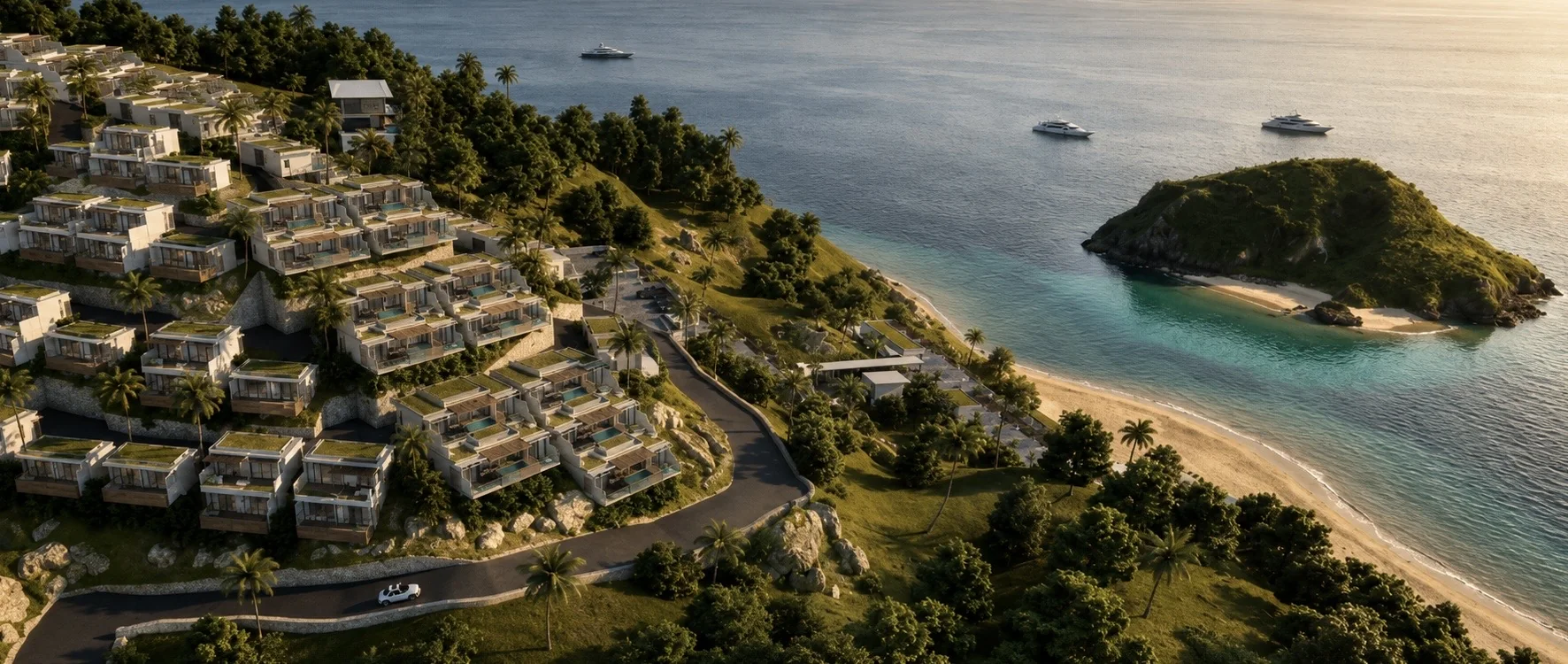 Premium tropical resort